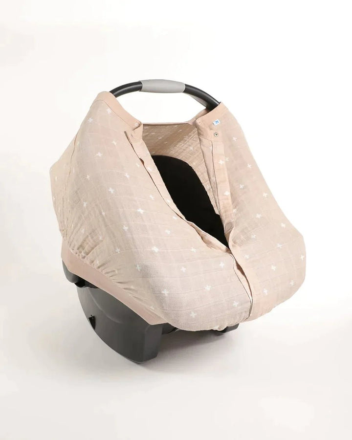 little unicorn Cotton Muslin Car Seat Canopy