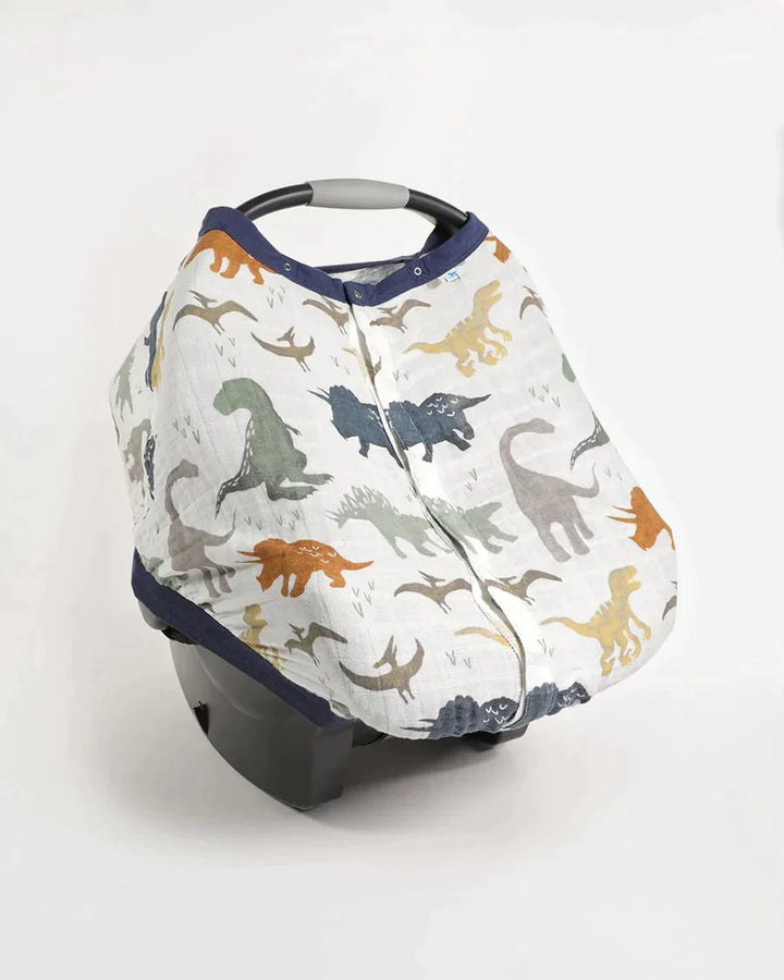 little unicorn Cotton Muslin Car Seat Canopy