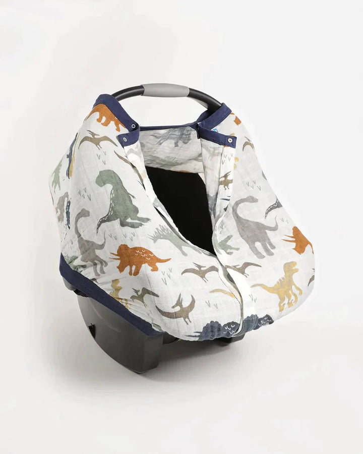 little unicorn Cotton Muslin Car Seat Canopy