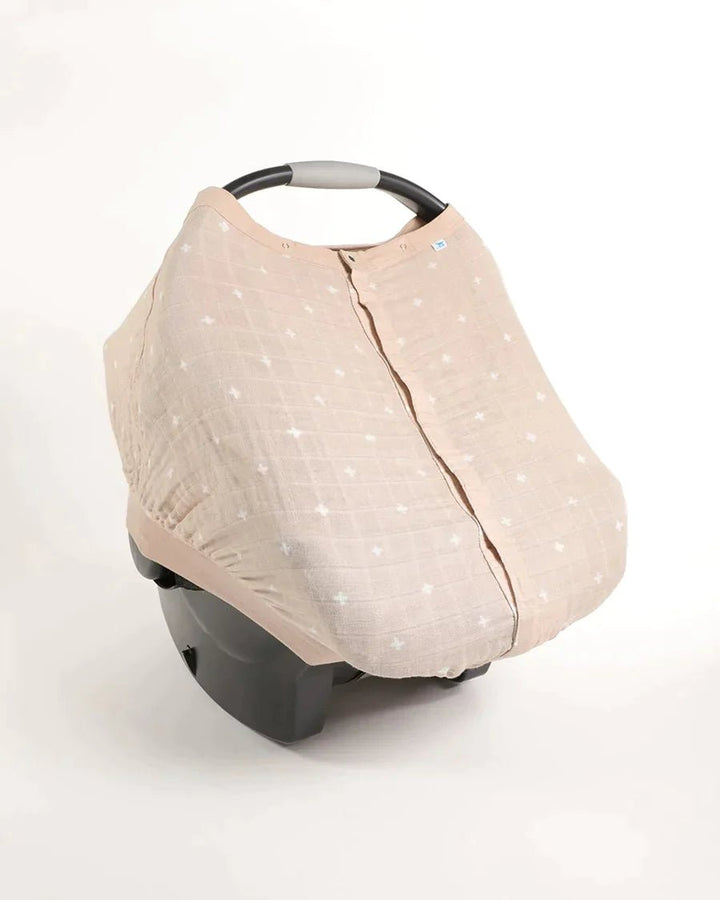 little unicorn Cotton Muslin Car Seat Canopy