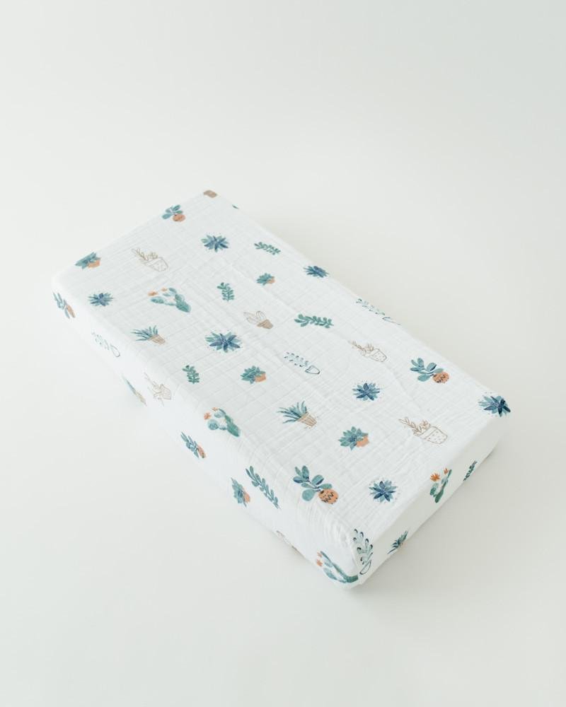 little unicorn Cotton Muslin Changing Pad Cover
