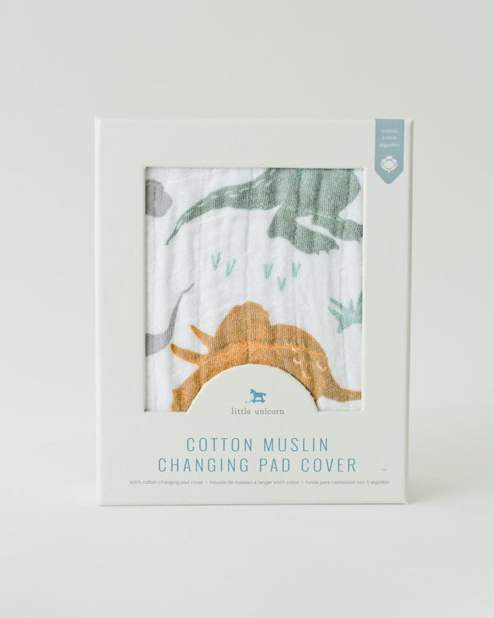 little unicorn Cotton Muslin Changing Pad Cover