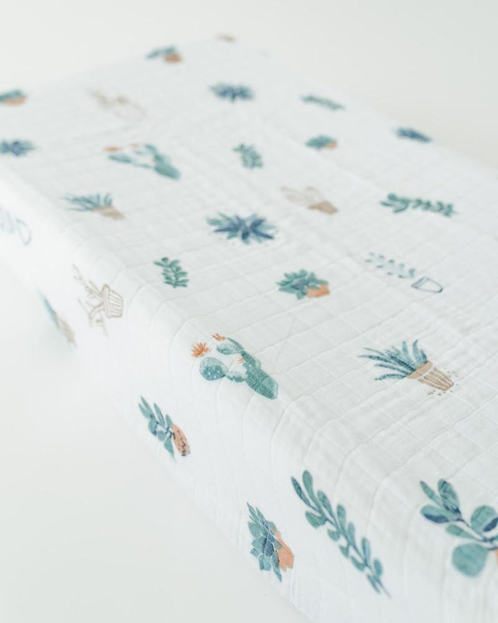 little unicorn Cotton Muslin Changing Pad Cover