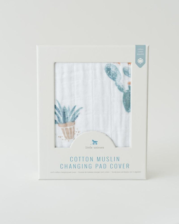 little unicorn Cotton Muslin Changing Pad Cover