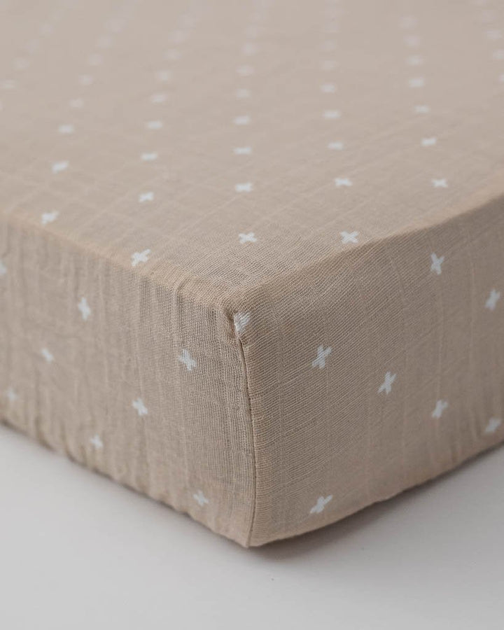 little unicorn Little Unicorn Cotton Muslin Crib Sheet