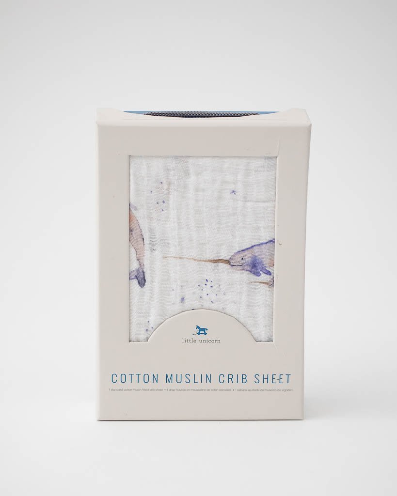 little unicorn Little Unicorn Cotton Muslin Crib Sheet