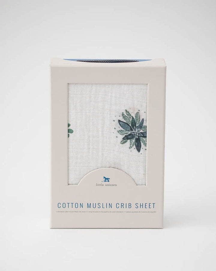 little unicorn Little Unicorn Cotton Muslin Crib Sheet