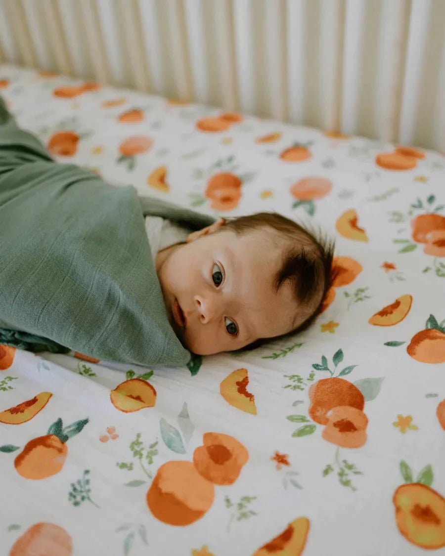 little unicorn Little Unicorn Cotton Muslin Crib Sheet