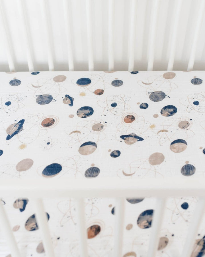 little unicorn Little Unicorn Cotton Muslin Crib Sheet