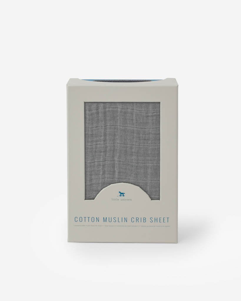 little unicorn Little Unicorn Cotton Muslin Crib Sheet