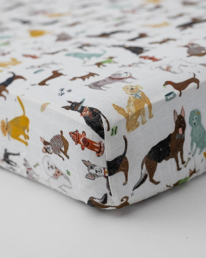 little unicorn Little Unicorn Cotton Muslin Crib Sheet