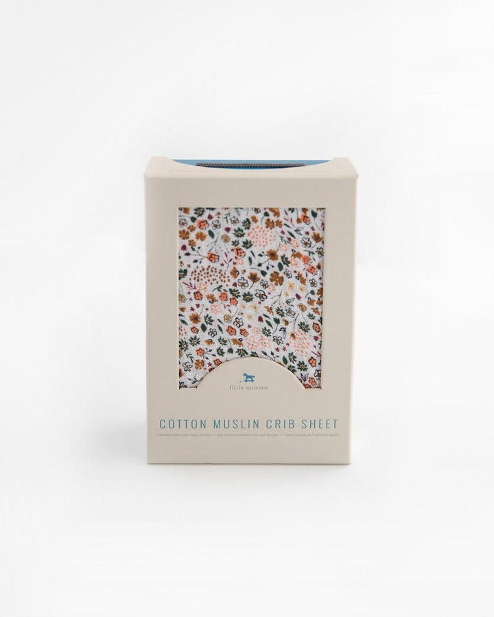 little unicorn Little Unicorn Cotton Muslin Crib Sheet