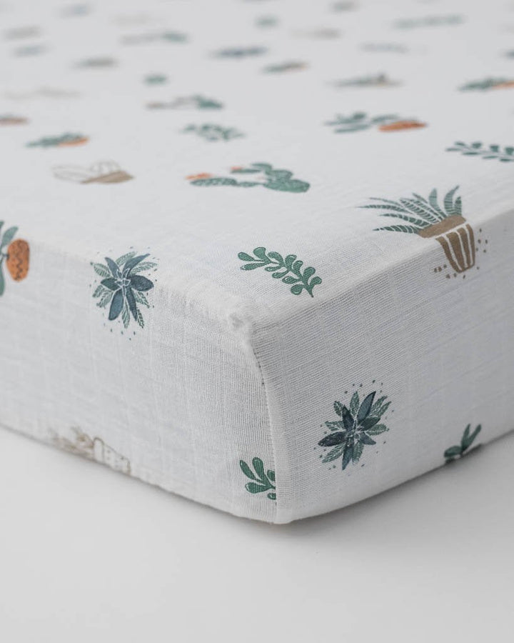little unicorn Little Unicorn Cotton Muslin Crib Sheet