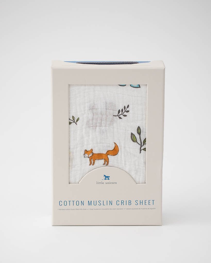 little unicorn Little Unicorn Cotton Muslin Crib Sheet