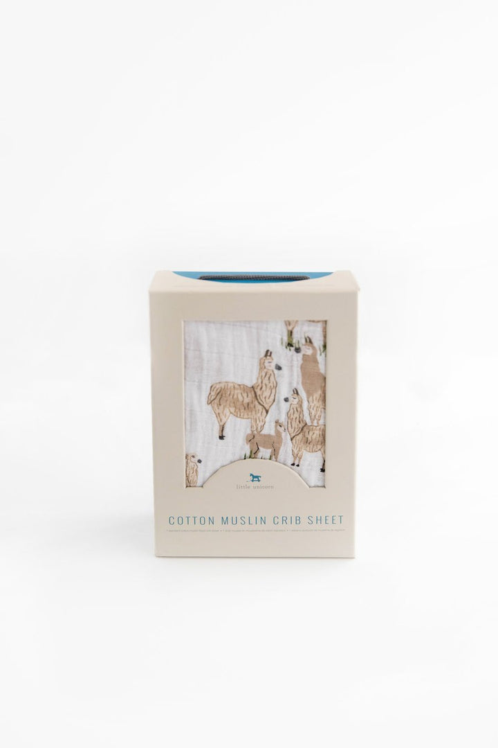 little unicorn Little Unicorn Cotton Muslin Crib Sheet
