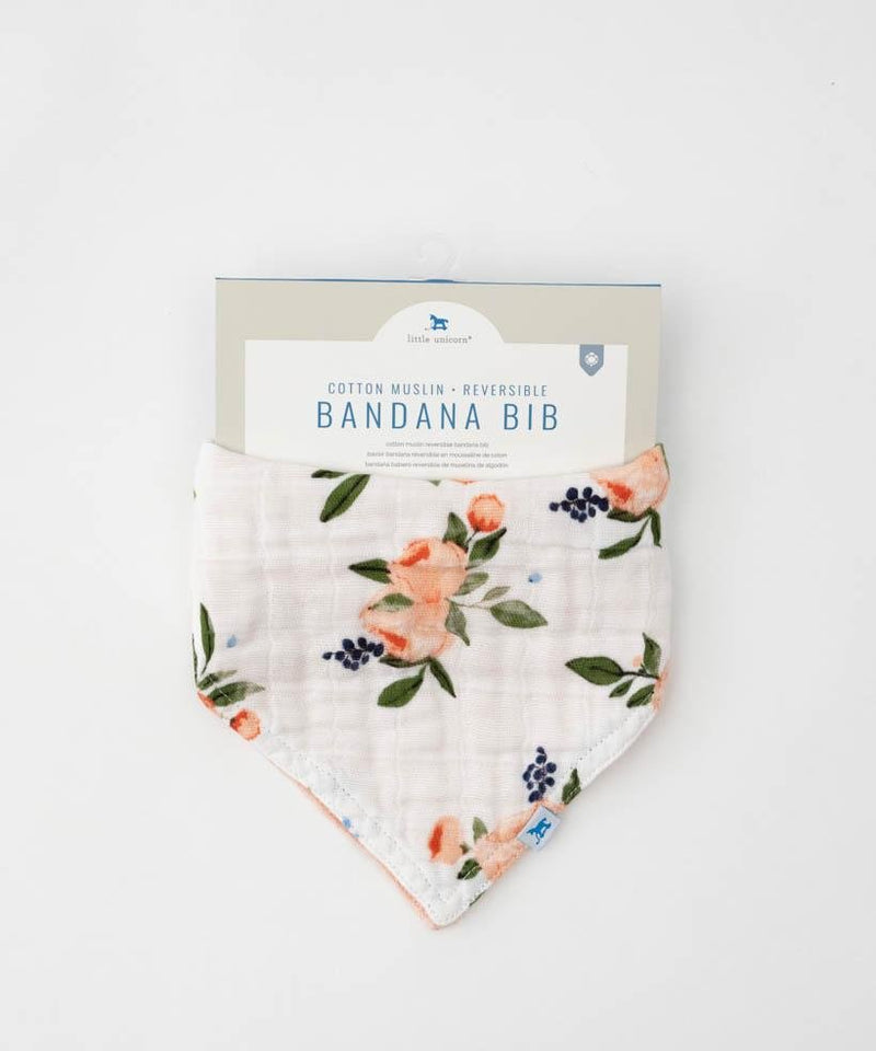 little unicorn Cotton Muslin Reversible Bandana Bib
