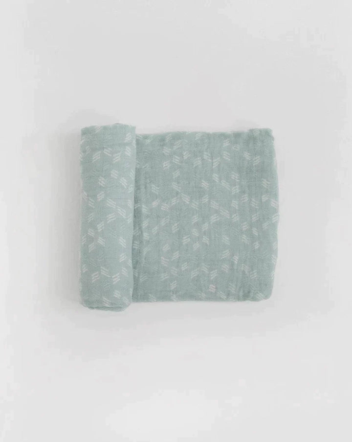little unicorn Cotton Muslin Swaddle Blanket