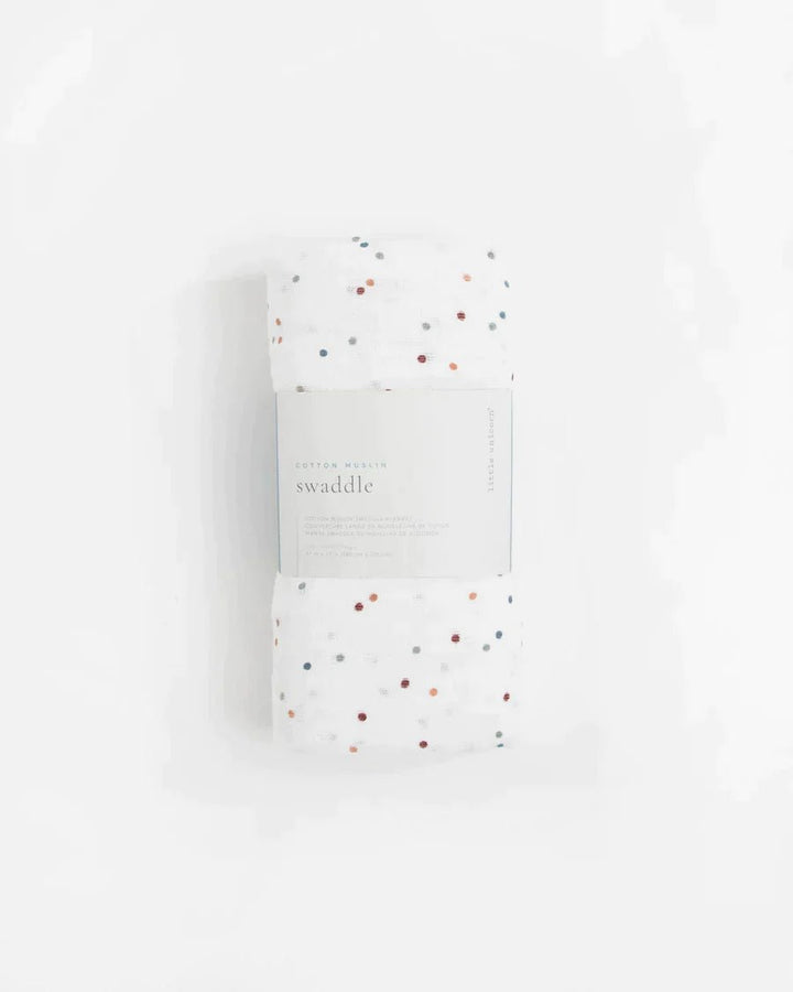 little unicorn Cotton Muslin Swaddle Blanket