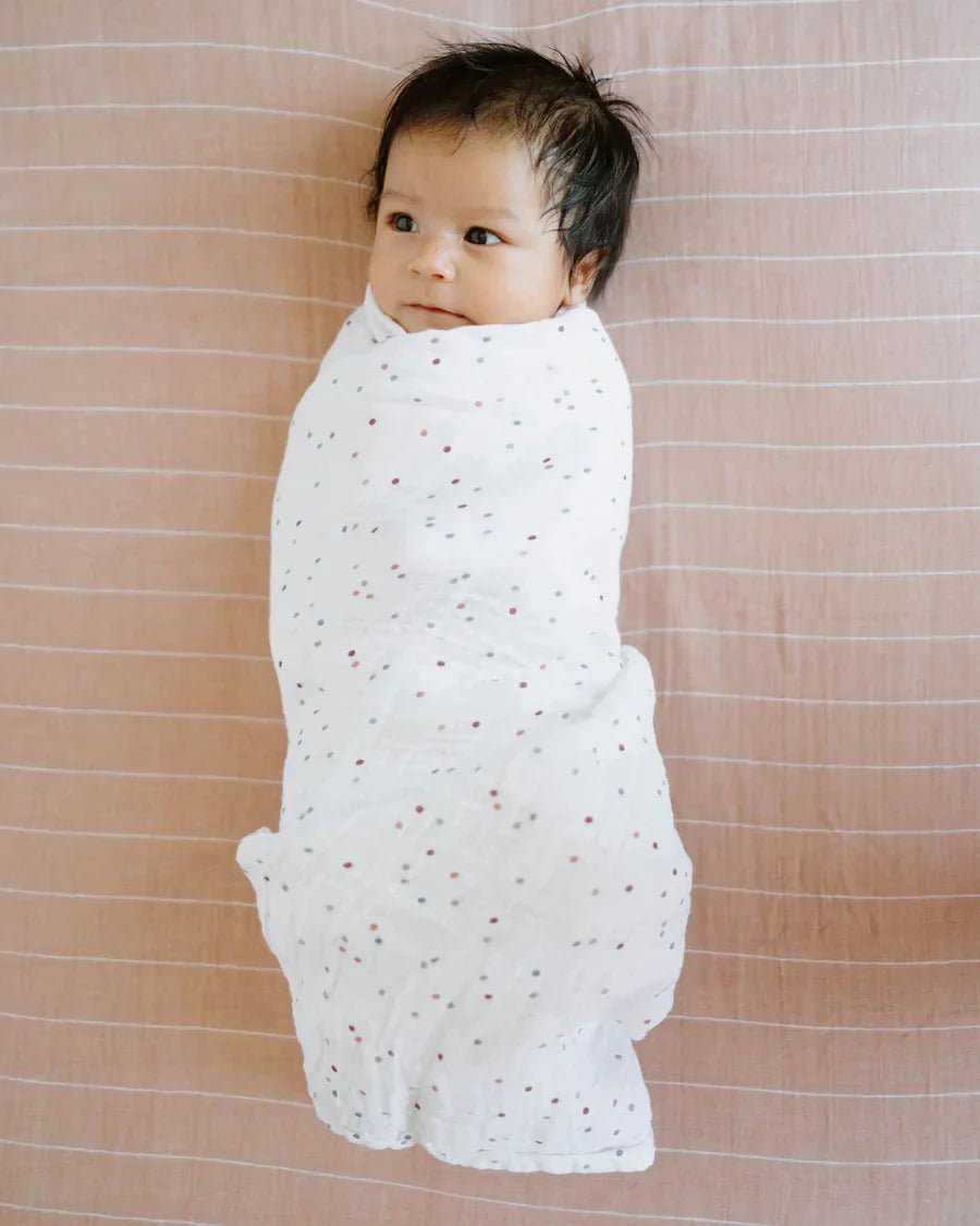 little unicorn Cotton Muslin Swaddle Blanket