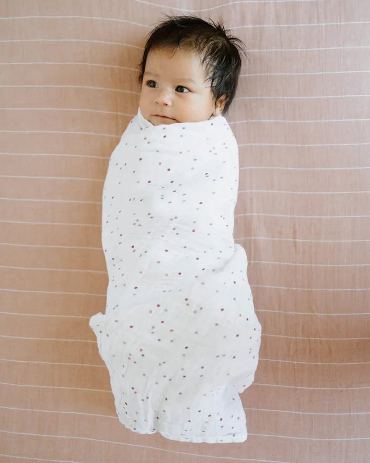 little unicorn Cotton Muslin Swaddle Blanket