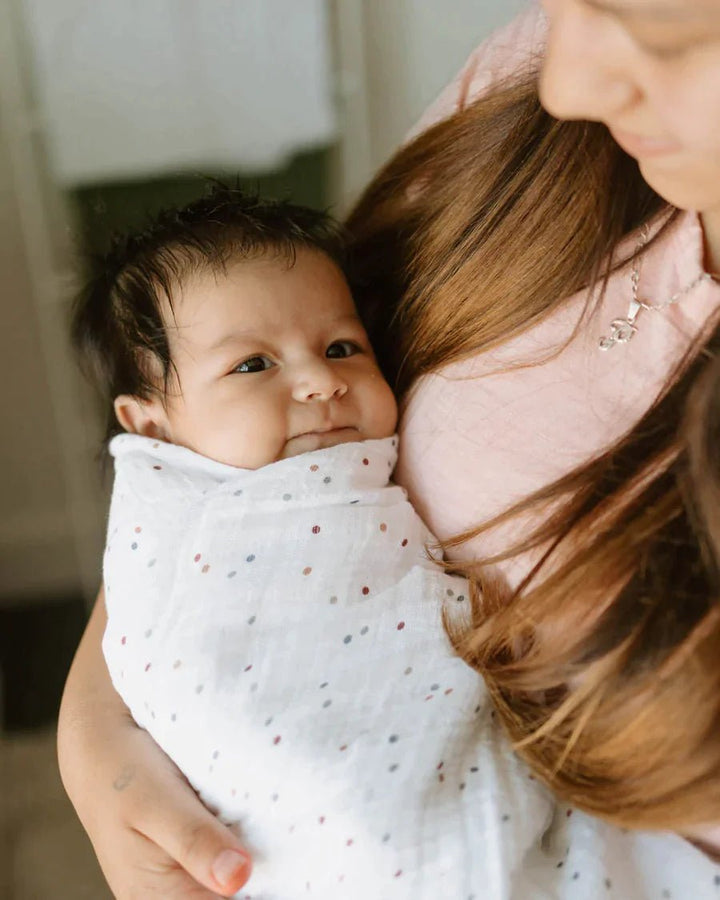 little unicorn Cotton Muslin Swaddle Blanket
