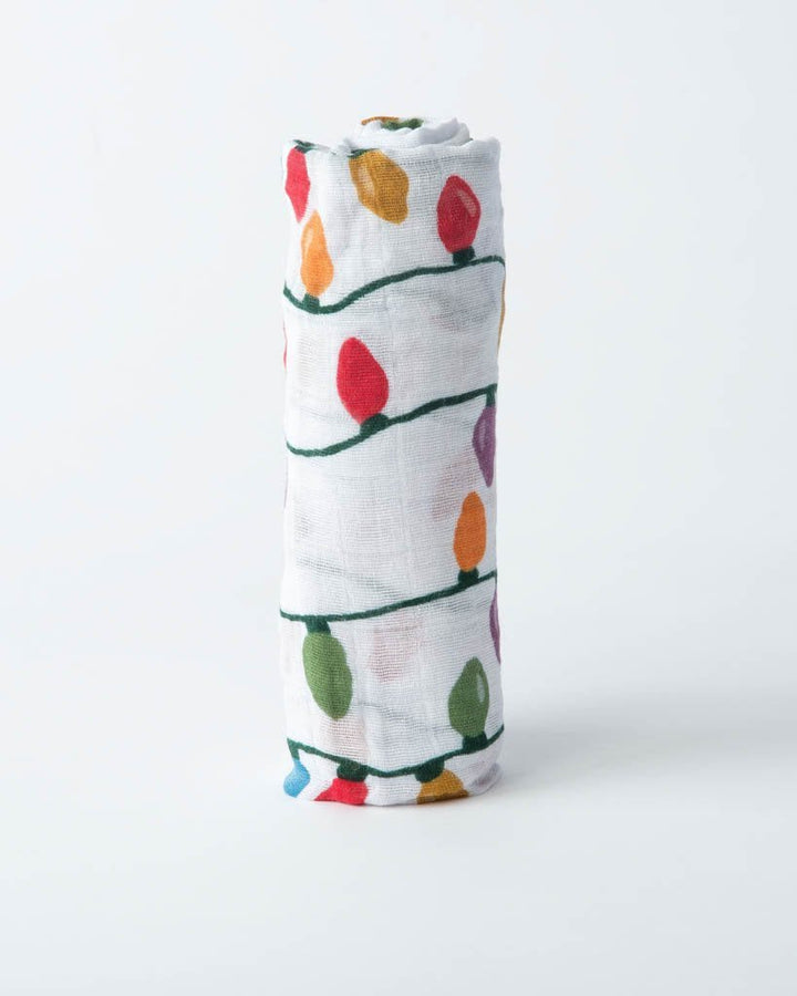 little unicorn Cotton Muslin Swaddle Blanket
