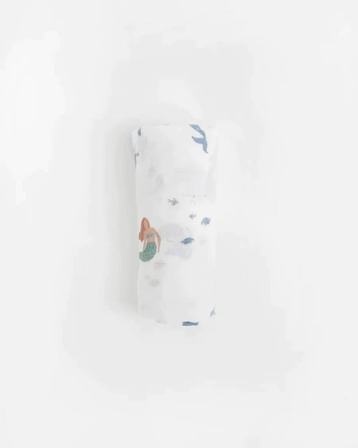 little unicorn Cotton Muslin Swaddle