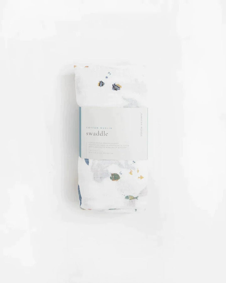 little unicorn Cotton Muslin Swaddle