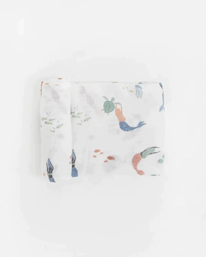 little unicorn Cotton Muslin Swaddle