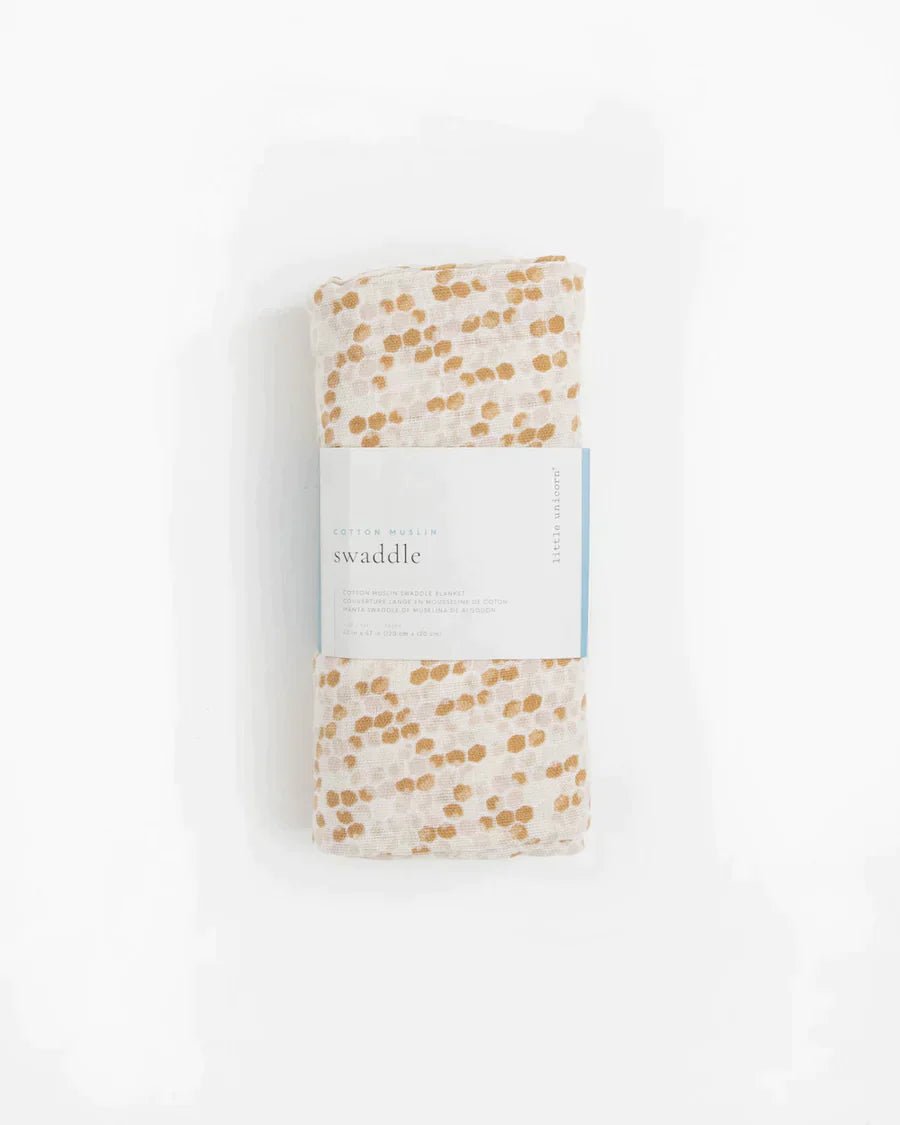 little unicorn Cotton Muslin Swaddle