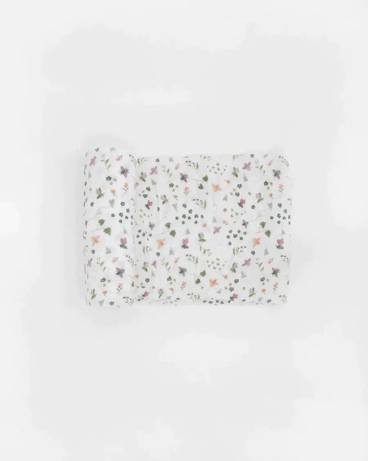 little unicorn Cotton Muslin Swaddle