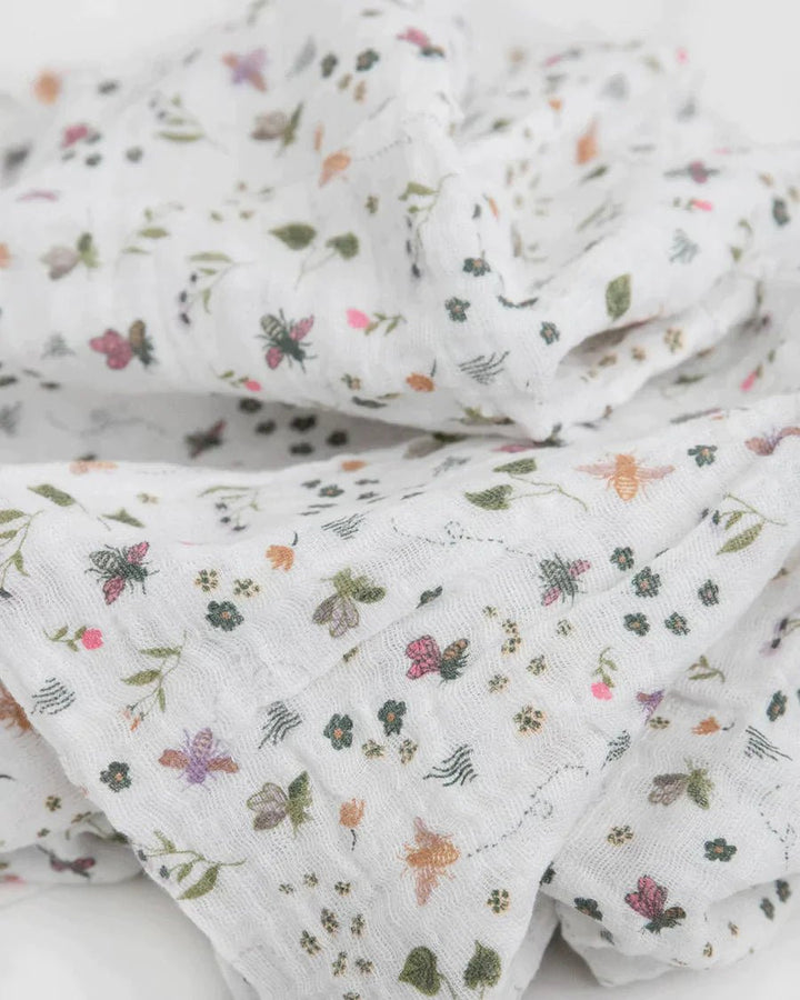little unicorn Cotton Muslin Swaddle
