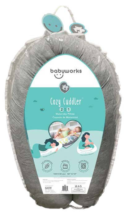 Baby Works Cozy Cuddler 2in1 Body Pillow & Nursing Support