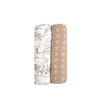 Crane Crane 2 - Piece Swaddle Wraps