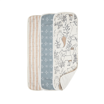 Crane Crane 3 - Piece Burp Cloth Set