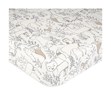 Crane Crane Fitted Crib Sheet