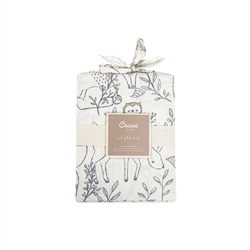 Crane Crane Fitted Crib Sheet