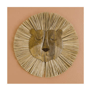 Crane Crane Lion Wall Décor