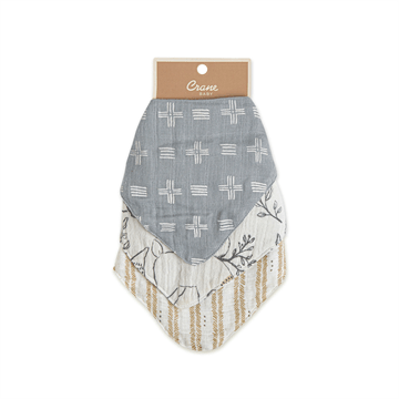 Crane Crane Muslin Bib Set Bibs