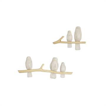 Crane Crane Perch 2 - Piece Wall Décor