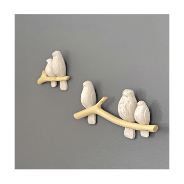 Crane Crane Perch 2 - Piece Wall Décor