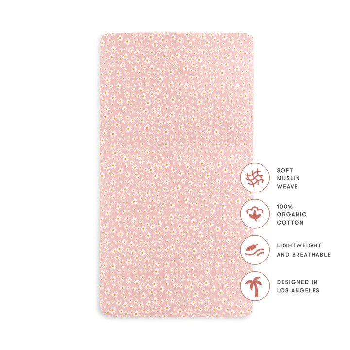 Babyletto Babyletto - Crib Sheet Organic Muslin Cotton bedding