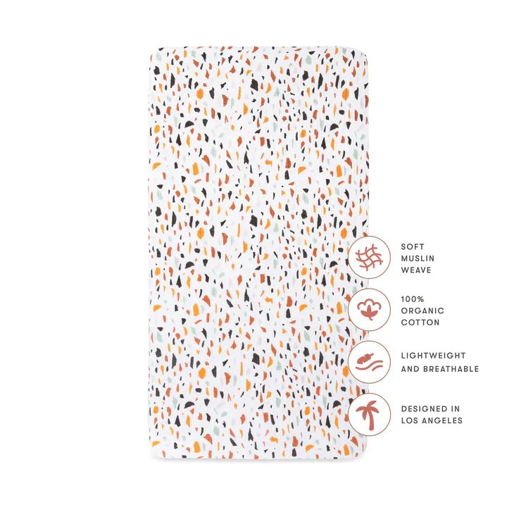 Babyletto Babyletto - Crib Sheet Organic Muslin Cotton bedding