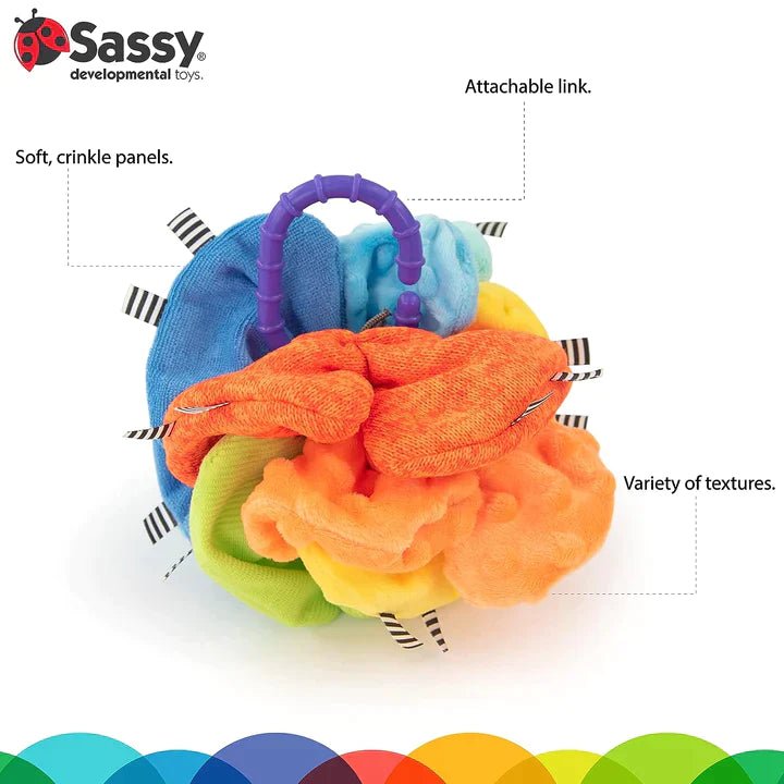 Sassy Sassy - Crinkle Ball Baby Activity Toys