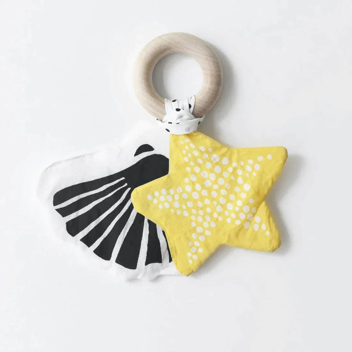 Wee Gallery Crinkle Teether - Starfish