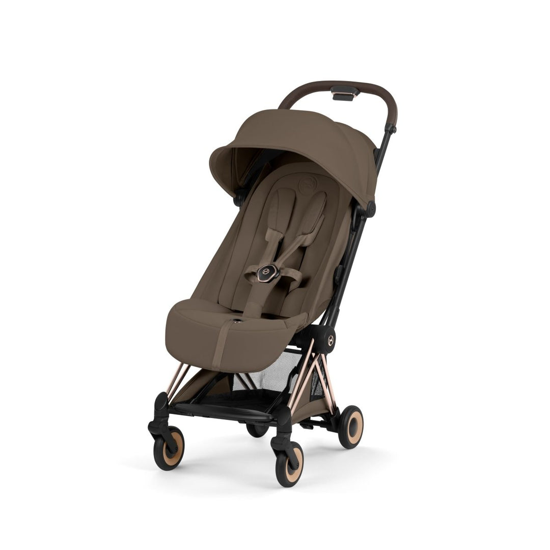 COYA Stroller - Style Collection - 2026 Baby Strollers Coconut Brown -  Brown stroller on a white background