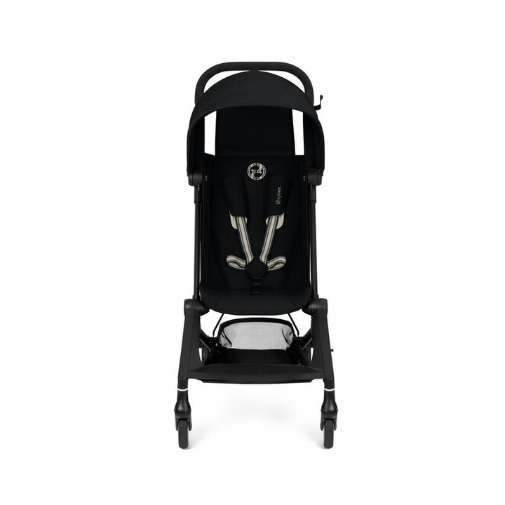 Cybex Agis Baby Strollers Magic Black/Black Frame -  Black stroller on a white background