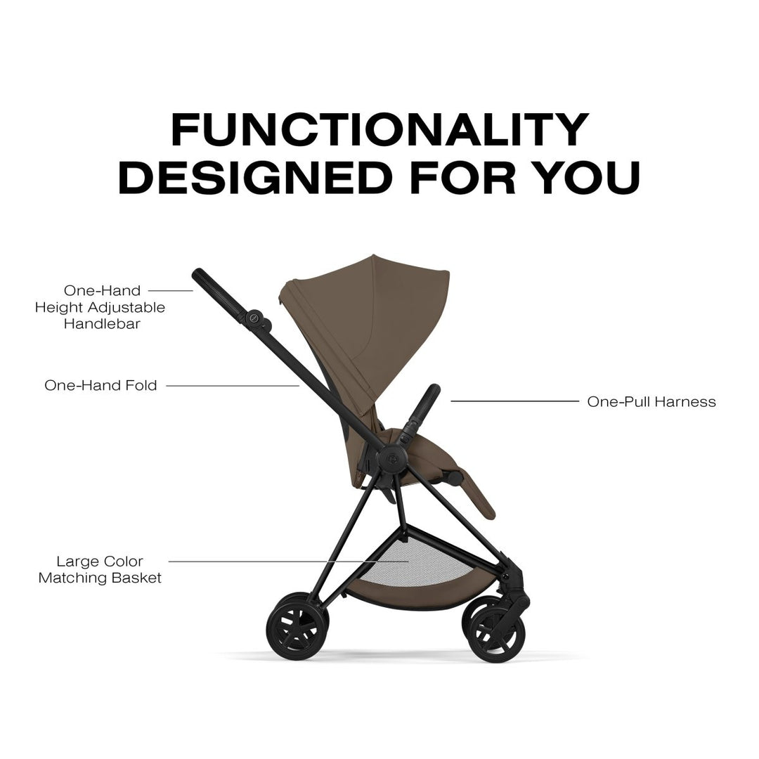 Cybex MIOS Stroller - 2026 Baby Strollers Cozy Beige - Image 19