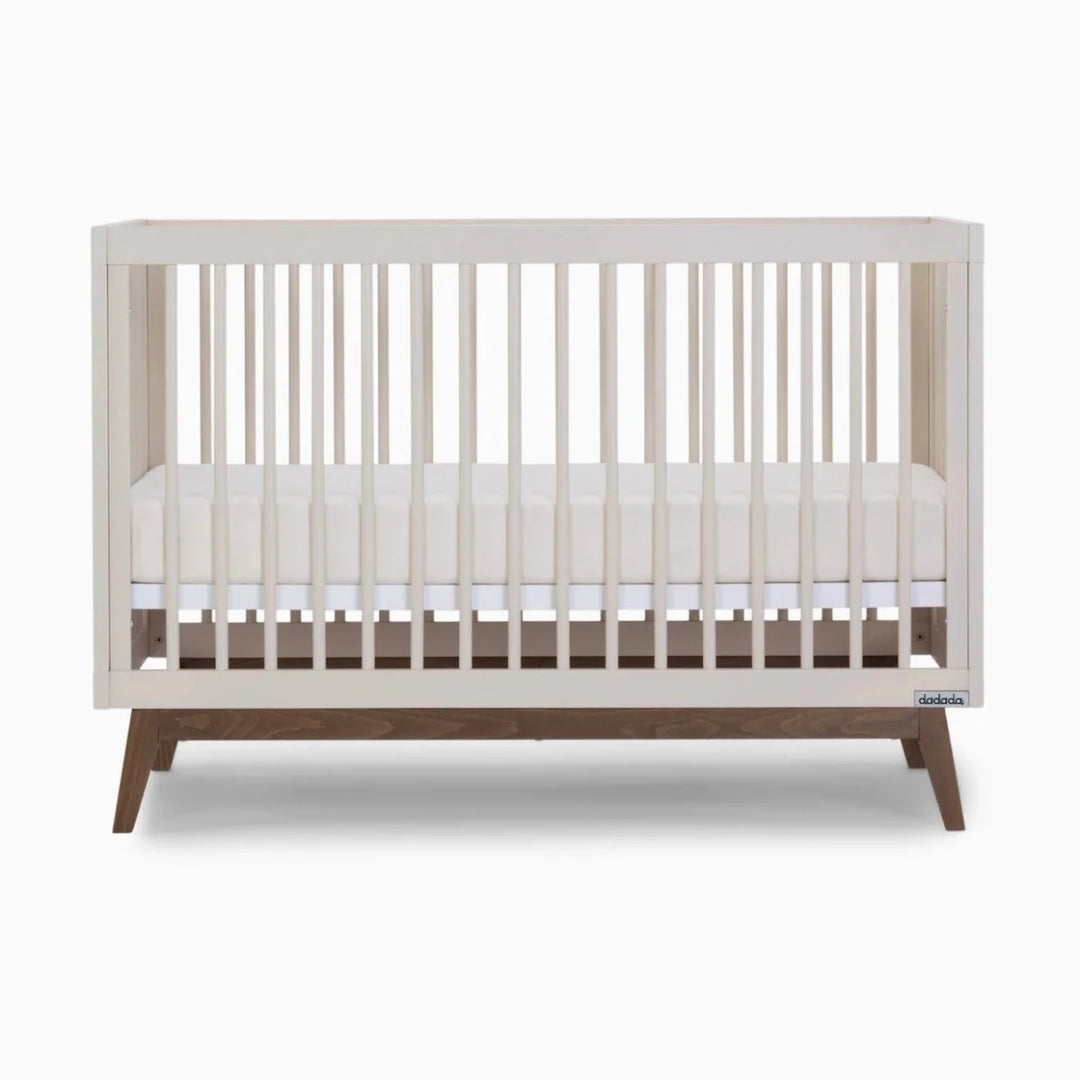 dadada furniture Soho 3 in 1 Convertible Crib Cribs & Toddler Beds Almond Milk & Walnut - Image 30
