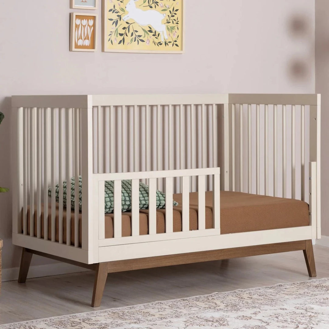 dadada furniture Soho 3 in 1 Convertible Crib Cribs & Toddler Beds Almond Milk & Walnut - Image 31